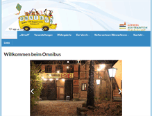 Tablet Screenshot of kulturbus.de